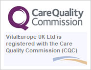VitalEurope UK Ltd. is registered with the Care Quality Commission (CQC).
